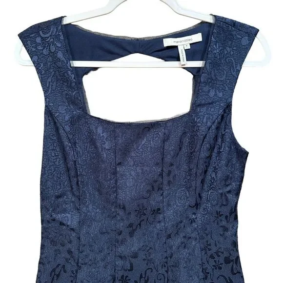 Max & Cleo Navy Blue Floral Dress - Picture 6 of 14